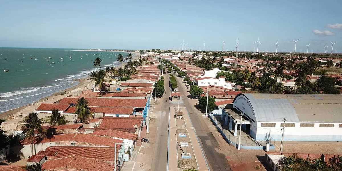 Vista de Caiçara do Norte