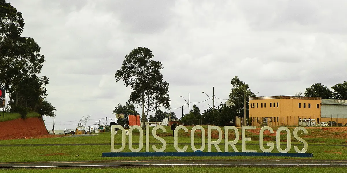 Vista de Dois Córregos