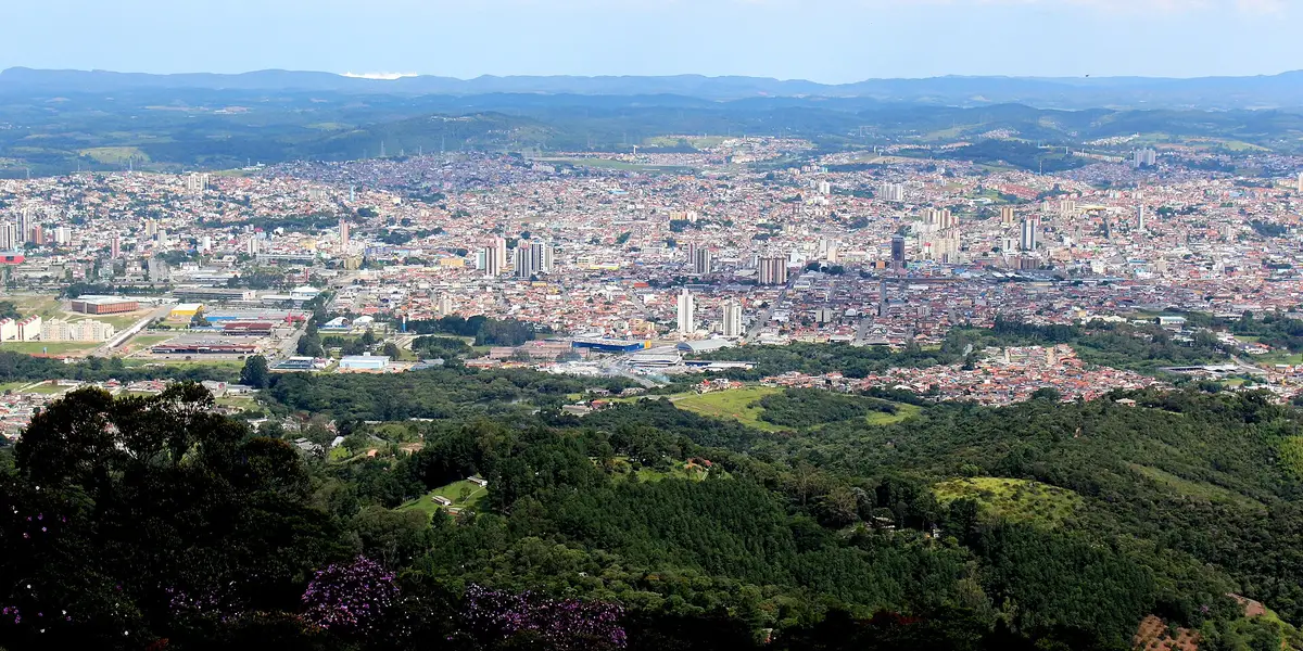 Vista de Mogi das Cruzes