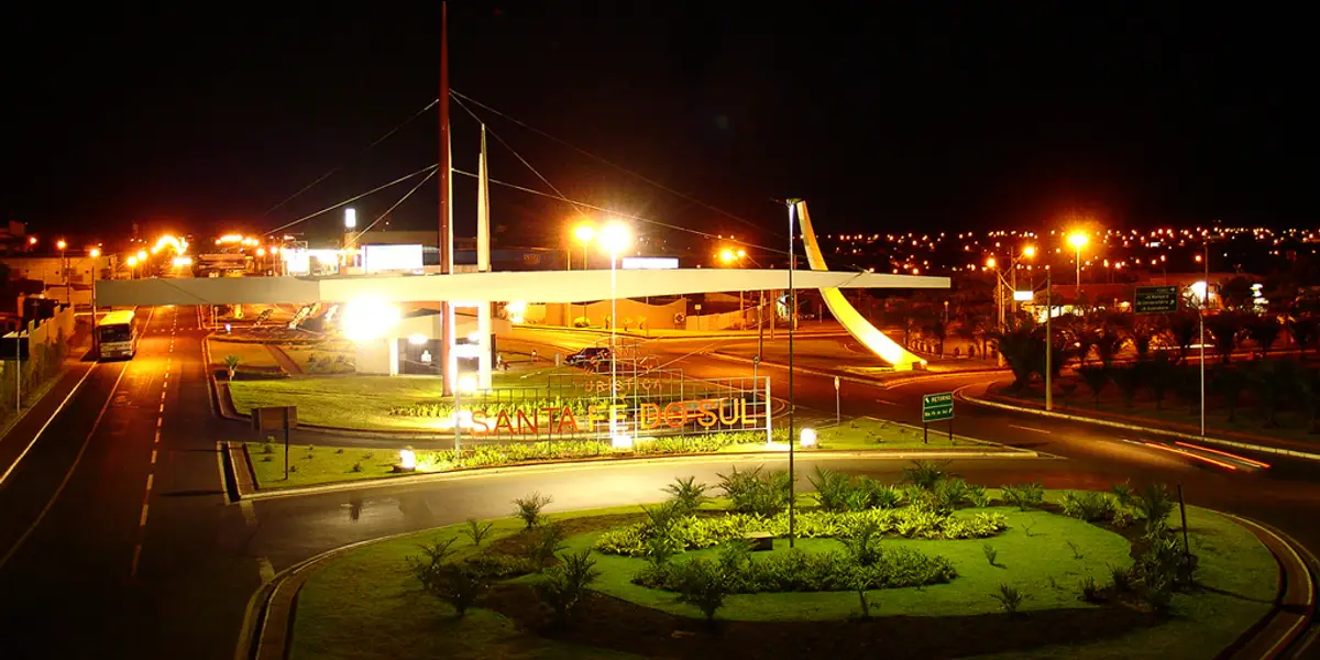 Vista de Santa Fé do Sul